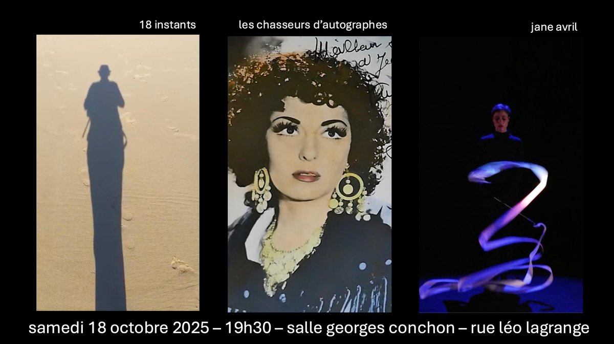 affiche de la projection au théâtre conchon