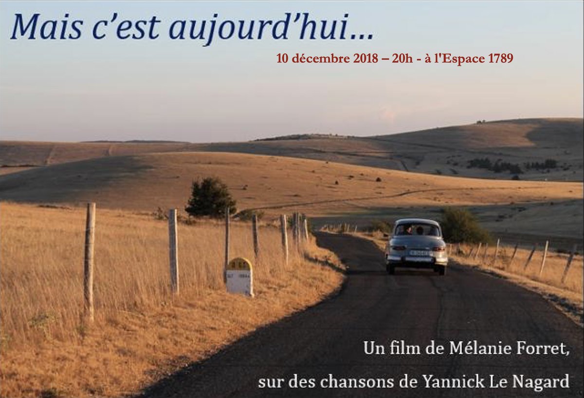 affiche de « mais c’est aujourd’hui » à l’espace 1789